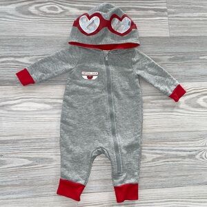 Cat & Jack Baby Boys Hooded One-Piece Outfit 3 Months